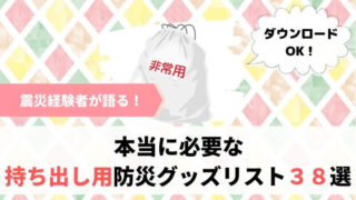 防災セットを自作して失敗 300円均一は安くない 防災家族